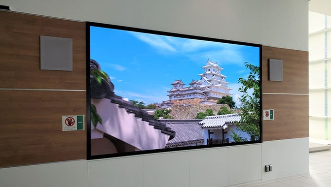 LED video walls for corporate spaces